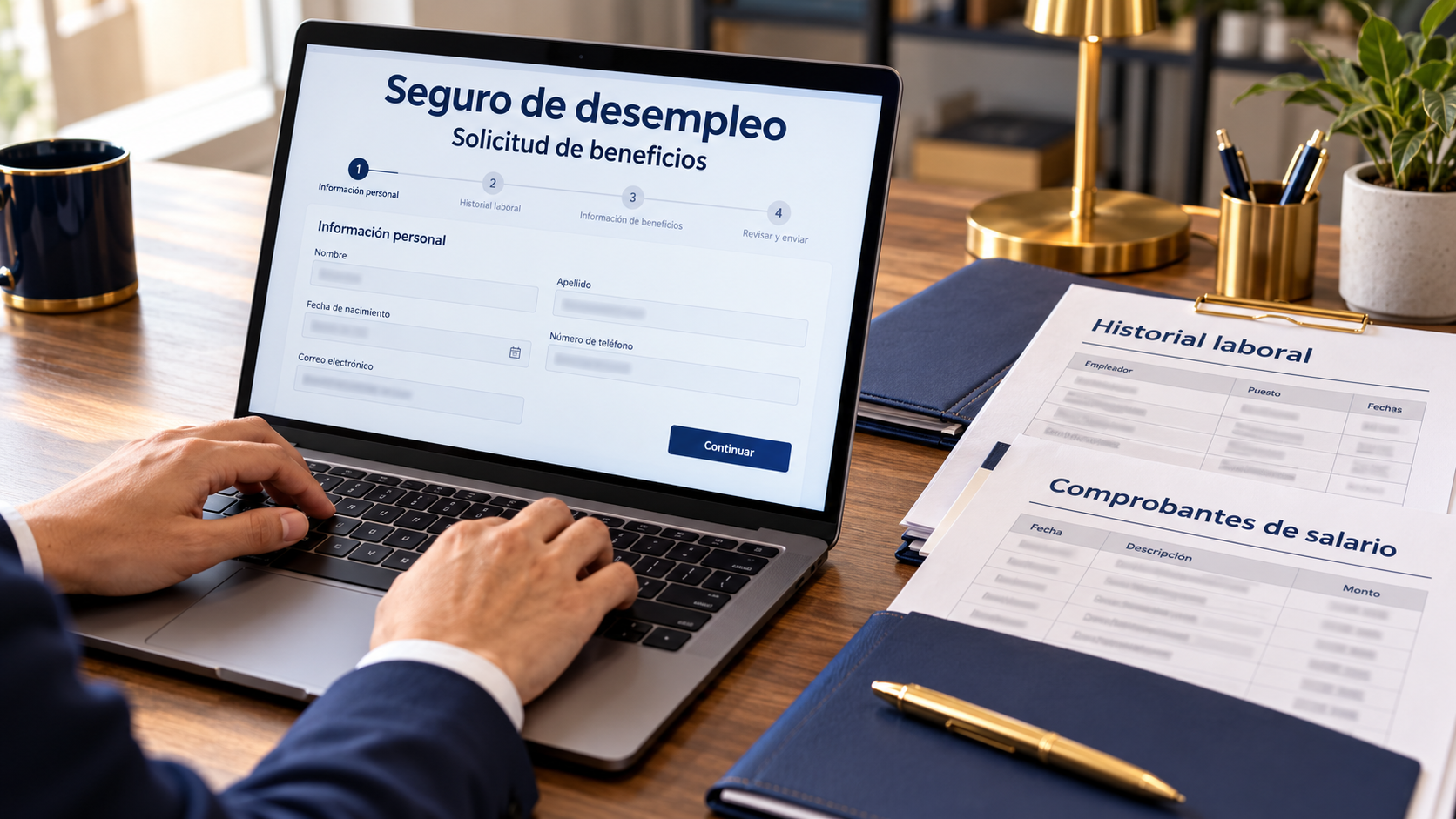 Solicitud de Seguro de Desempleo (unemployment)